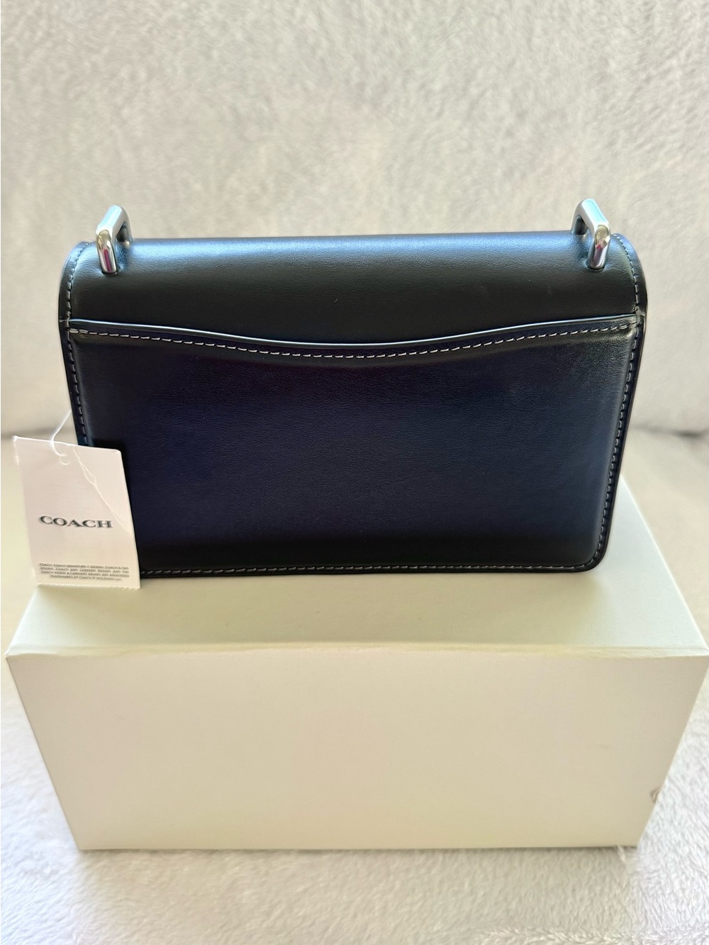 NWT Coach Bandit Crossbody Black Leather CD724 - Picture 9 of 15